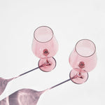 Top of Rose Wine Glasses