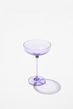 Single Lavender Coupe Glass