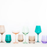 Amber Smoke Rocks Glasses