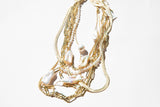Large Gold Plated Paperclip Chain Necklace