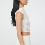 Side of Selma Tank - White
