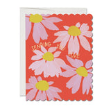 Scalloped Coneflower Sympathy Card