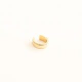Wide ear cuff