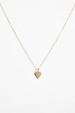 14K Gold Diamond Heart Charm