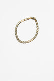 14k Solid Gold Curb Chain Bracelet