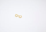 Small Thin Gold Plated Hoops 